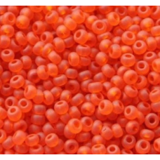 Бісер прозорий матовий жовтогарячий 0 г, No10