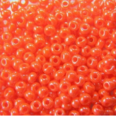 Бісер перомтровий жовтогарячий 10 г, No10