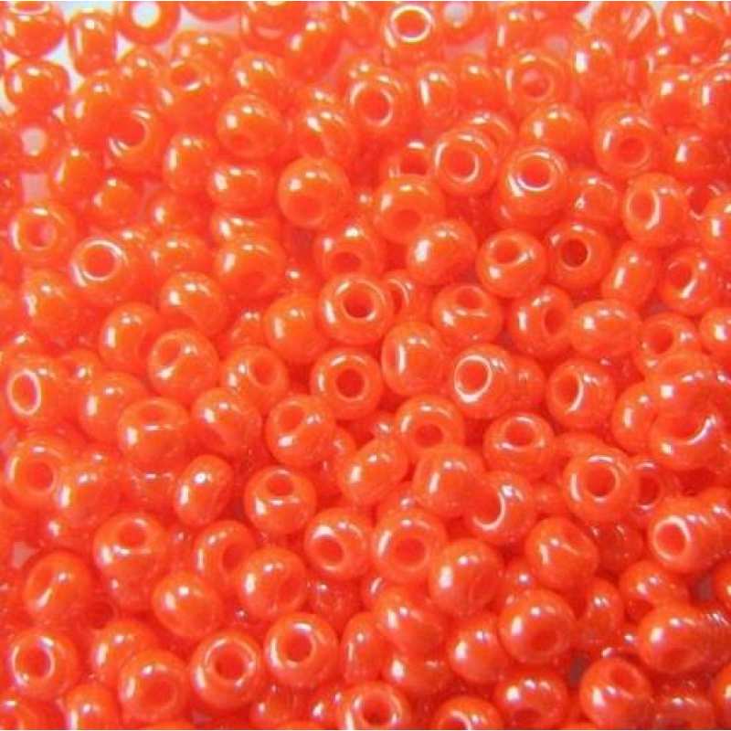 Бісер перомтровий жовтогарячий 10 г, No10