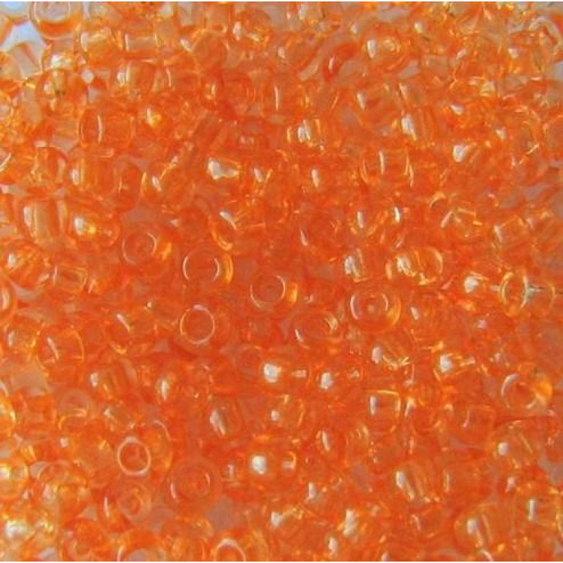 Бісер кристалічний, оранжевий 10 г, No10