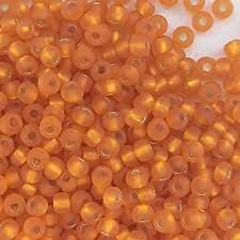 Бісер блискучий матовий оранжевий 10 г, No10