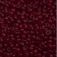Бісер прозорий глянсовий темно-червоний 10 г, No10