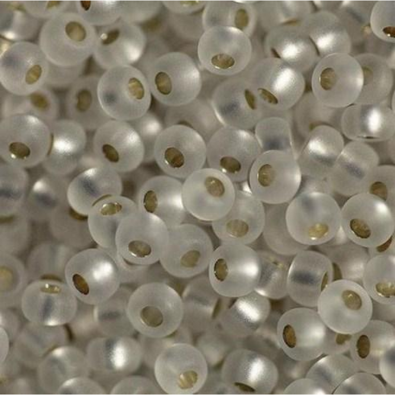 Бісер блискучий, матовий, білий 10 г, No10