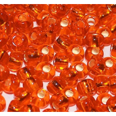 Бісер блискучий, глянсовий, помаранчевий 10 г, No10