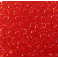 Бісер прозорий глянсовий червоний 10 г, No10