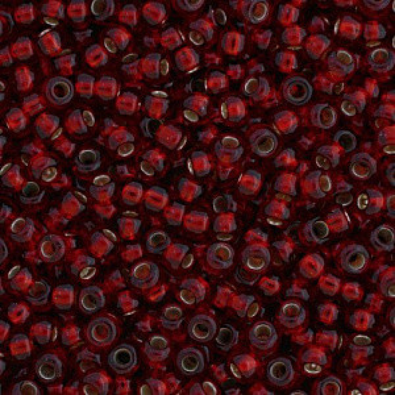 Бісер блискучий, глянсовий, бордовий 10 г, No10
