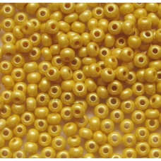 Бісер перламутровий темно-жовтий 10 г, No10