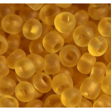 Бісер прозорий матовий бежевий 0 г, No10