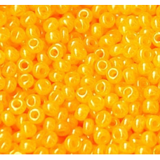 Бісер перламутровий жовтий 10 г, No10
