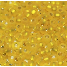 Бісер блискучий, матовий, жовтий 10 г, No10