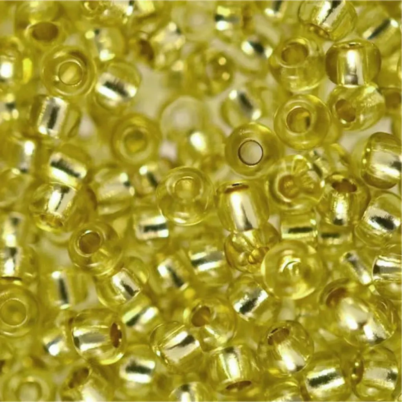 Бісер блискучий, глянсовий, золотий 10 г, No10