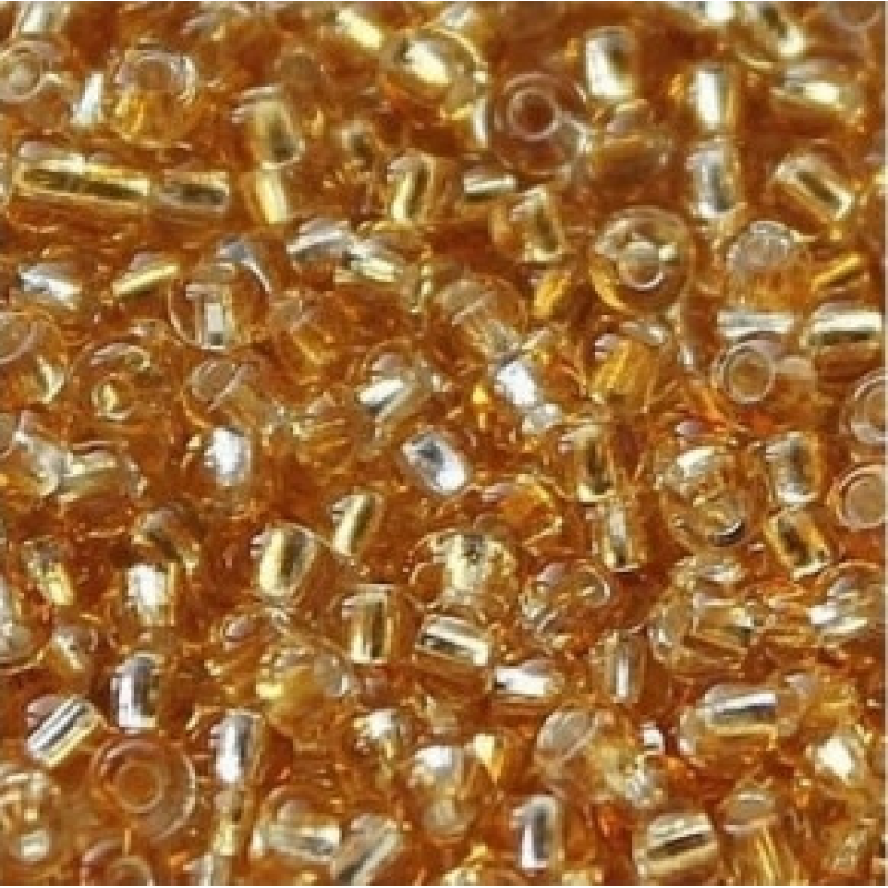 Бісер блискучий, глянсовий, золотий 6 г, No10