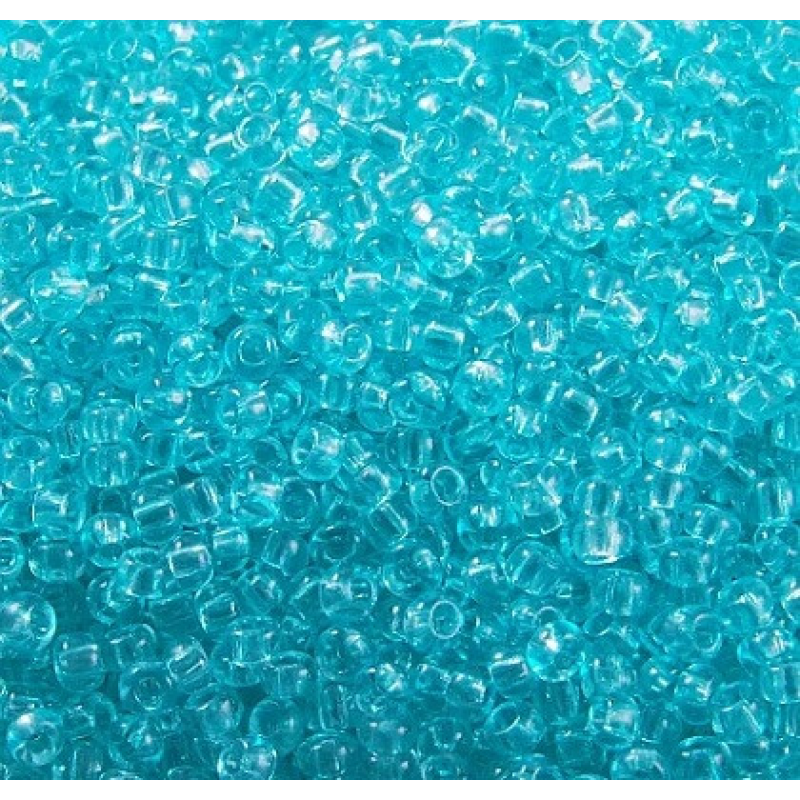 Бісер кристалічний, бірюзовий 10 г, No10