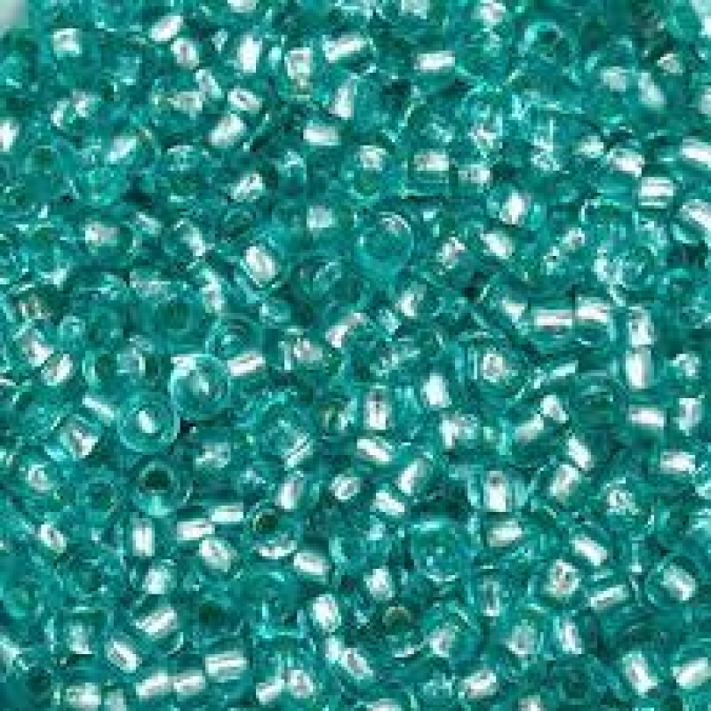 Бісер блискучий, глянсовий, блакитний 10 г, No10