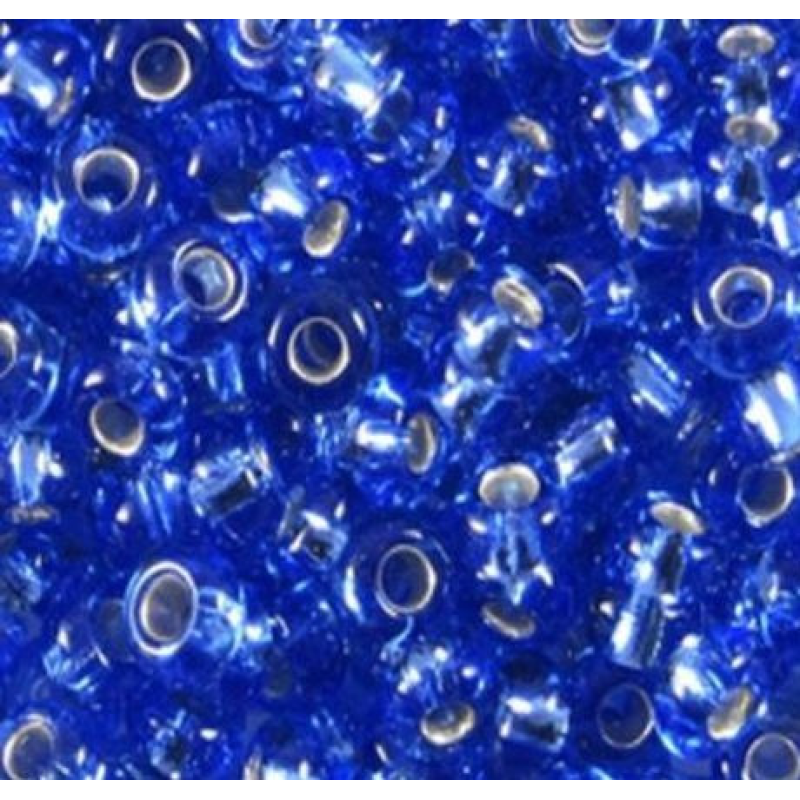 Бісер блискучий, глянсовий, синій 10 г, No10