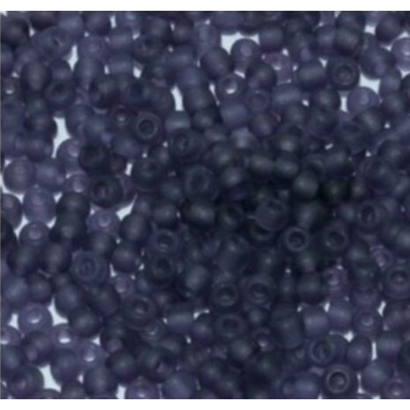 Бісер прозорий матовий чорно-синій 10 г, No10