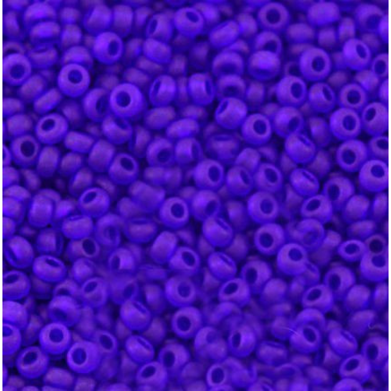 Бісер прозорий матовий фіолетовий 0 г, No10