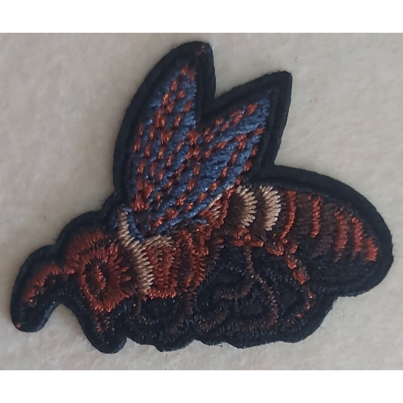 Аплікація клейова вишита Бджола