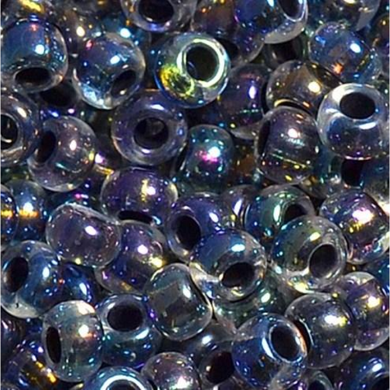 Бісер профарбований, райдужний, фіолетовий 10 г, No10 Бісер профарбований, райдужний, фіолетовий 10 г, No10