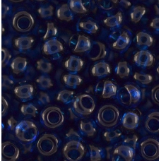 Бісер прозорий глянсовий синій 10 г, No10