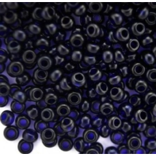 Бісер прозорий глянсовий чорно-синій 10 г, No10