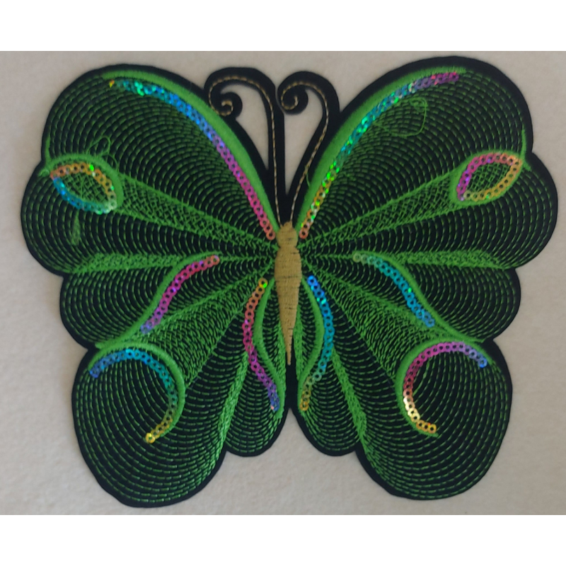 Аплікація клейова вишита Метелик