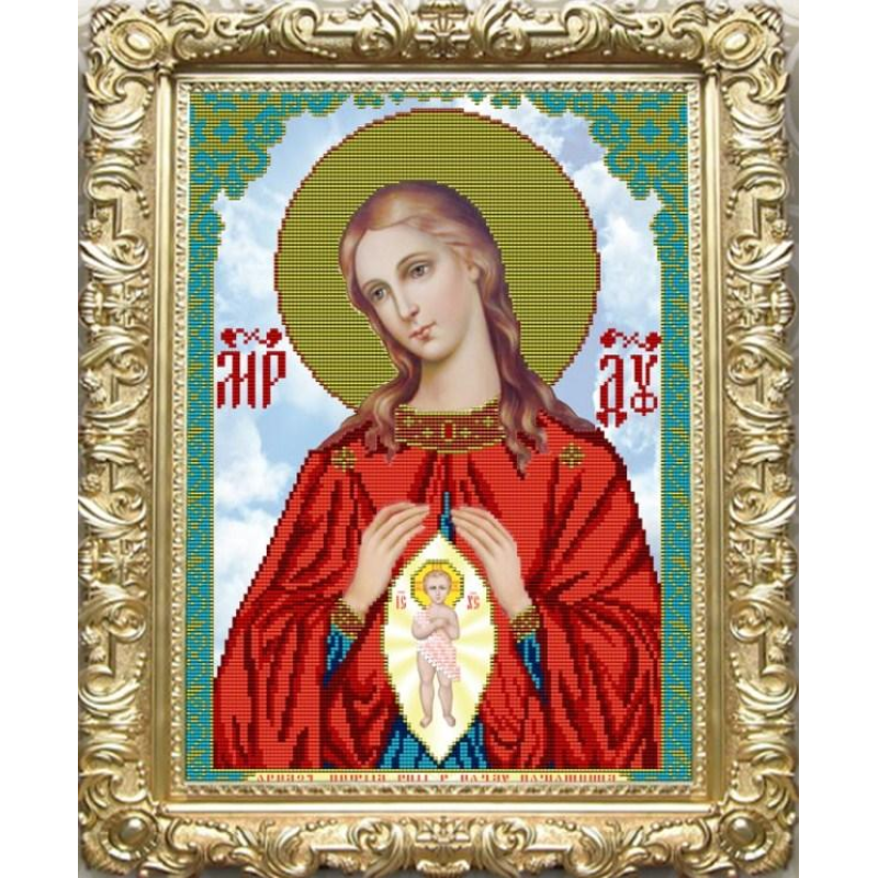 Схема для вишивання бісером ікони. Помічниця у породах. Схема для вишивання бісером ікони. Помічниця у породах.