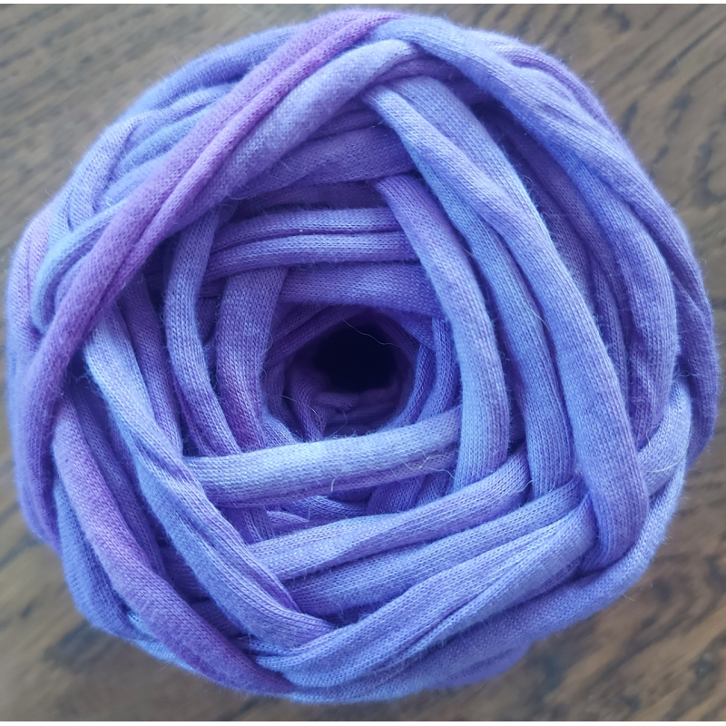 Трикотажна пряжа. Колір: Фіолетовий меланж