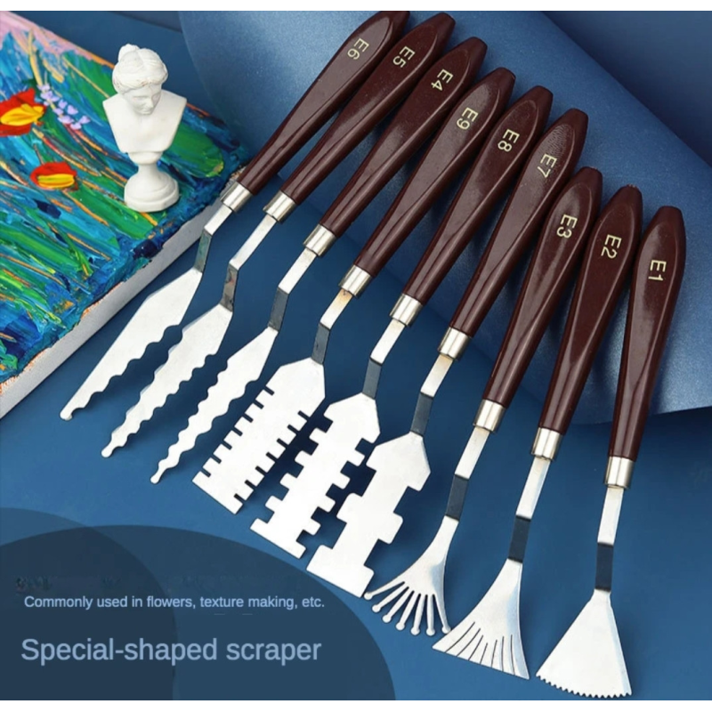 Набір художніх мастихін 9 шт. (шпателей)