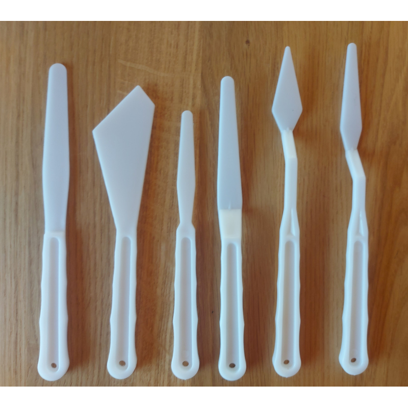 Набір художніх мастихін 6 шт (шпателей)