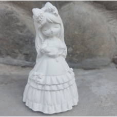 Гіпсова фігурка для розмальовування. Дівчинка Мальвіна