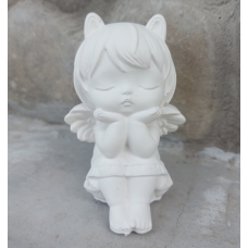 Гіпсова фігурка для розмальовування. Дівчинка, Ангелочок.