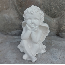 Гіпсова фігурка для розмальовування. Хлопчик — ангелочок.