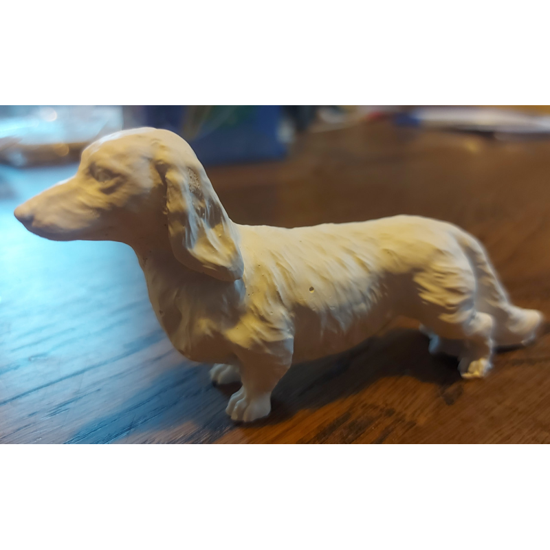 Гіпсова фігурка для розмальовування. Такса.