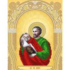 Схема для вишивання бісером ікони. Святий Марк