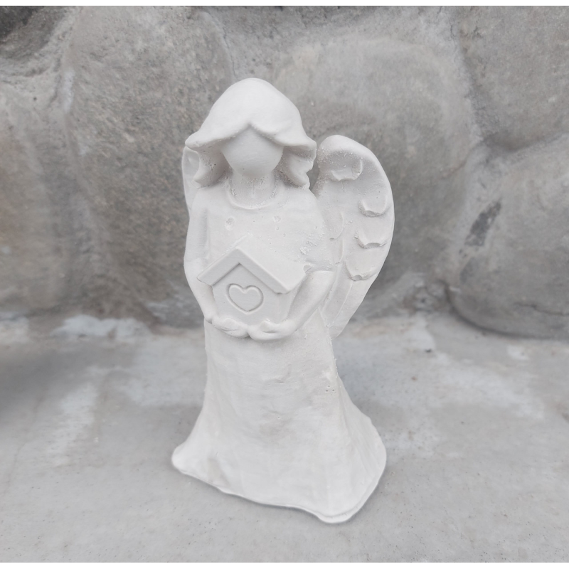 Гіпсова фігурка для розмальовування. Ангел. Хранитель удома Гіпсова фігурка для розмальовування. Ангел. Хранитель удома