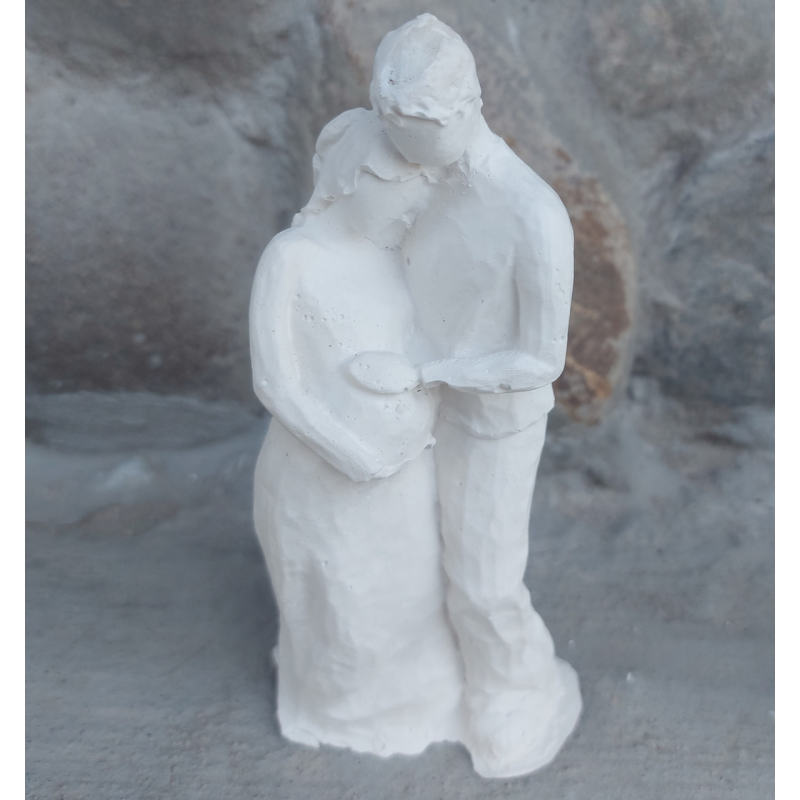 Гіпсова фігурка для розмальовування. Сім“я в очікуванні дитини. Гіпсова фігурка для розмальовування. Сім“я в очікуванні дитини.