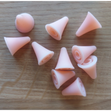 Наконечники, заглушки для спиць рожеві 10 шт.