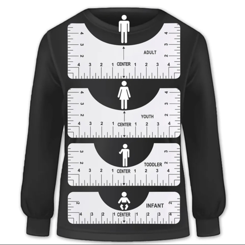 Набір лекал для пройми 4 шт.