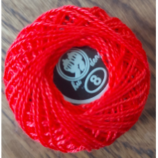 Пряжа бавовняна Ірис. Червоний.