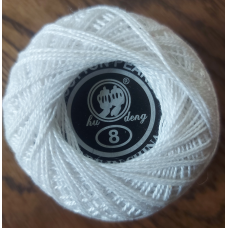 Пряжа бавовняна Ірис. Біла.