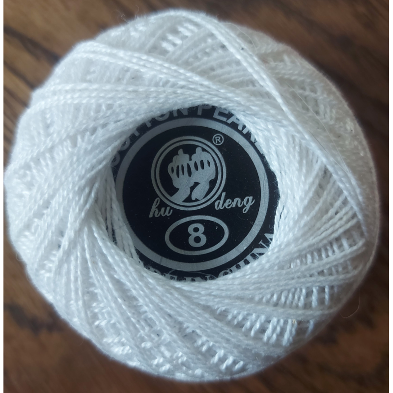 Пряжа бавовняна Ірис. Біла. Пряжа бавовняна Ірис. Біла.