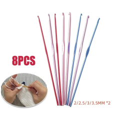 Набір металевих гачків для в“язання 8 шт.