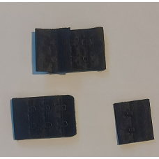 Подовжувач застібка для білизни чорна на 2 гачки