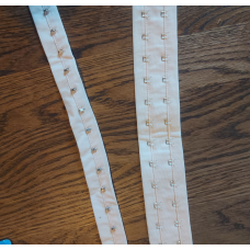 Подовжувачі застібка для білизни бежева. 1 гачок відрізний