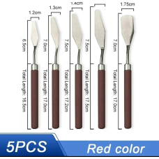 Набір художніх мастихін 5 шт. (шпателей)