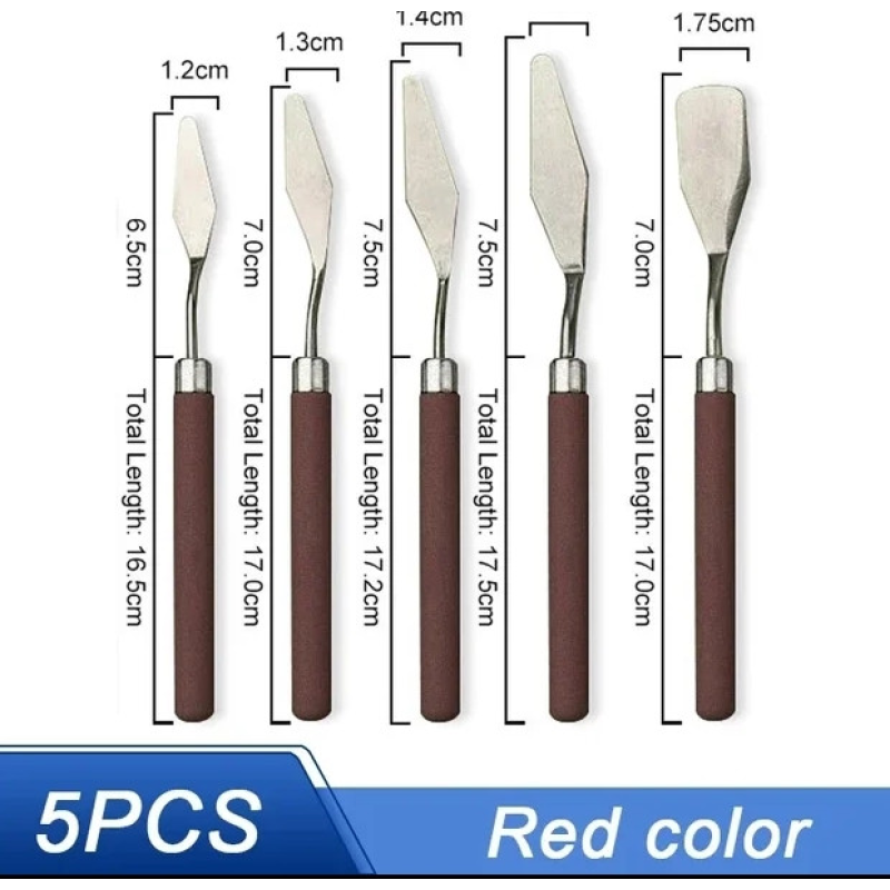 Набір художніх мастихін 5 шт. (шпателей)