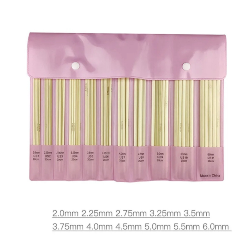 Набір шкарпеток для в“язання в чохлі, бамбукові