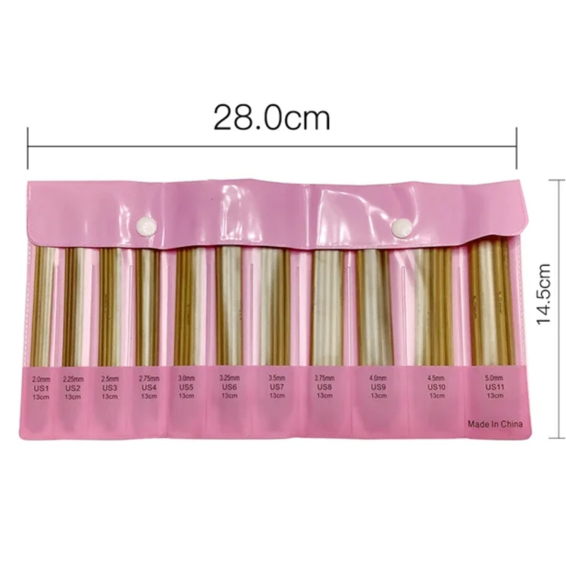 Набір шкарпеток для в“язання 13 см у чохлі