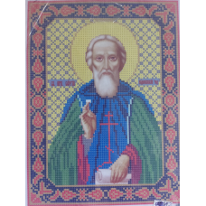 Схема для вишивання бісером ікони. Святова Сергій